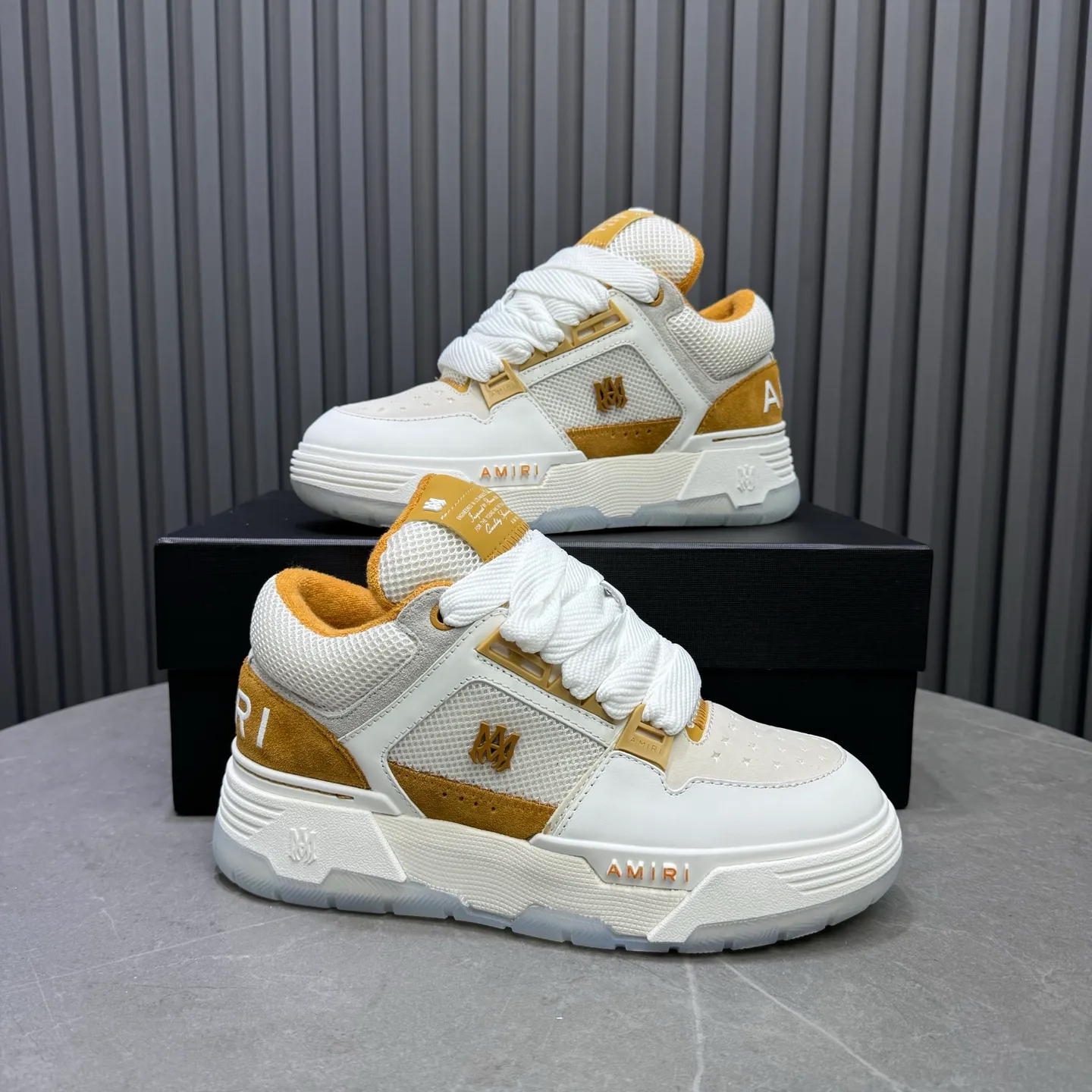 Men's shoes 💰660💰 AMIRI AMIRI trendy brand hot sale 🔥 Available all year round, couples 💑 Official website synchronization Imported fabrics 1⃣️ vs 1⃣️ replica, original factory special original sole, 35-45 (45. non-refundable)